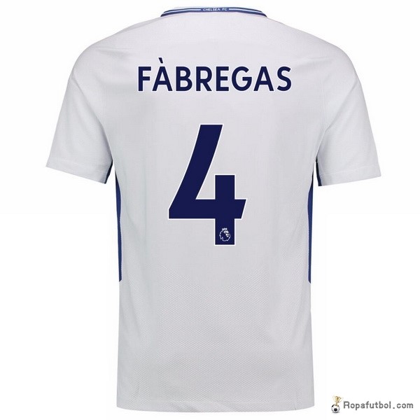 Camiseta Chelsea Replica Segunda Ropa Fabregas 2017/18